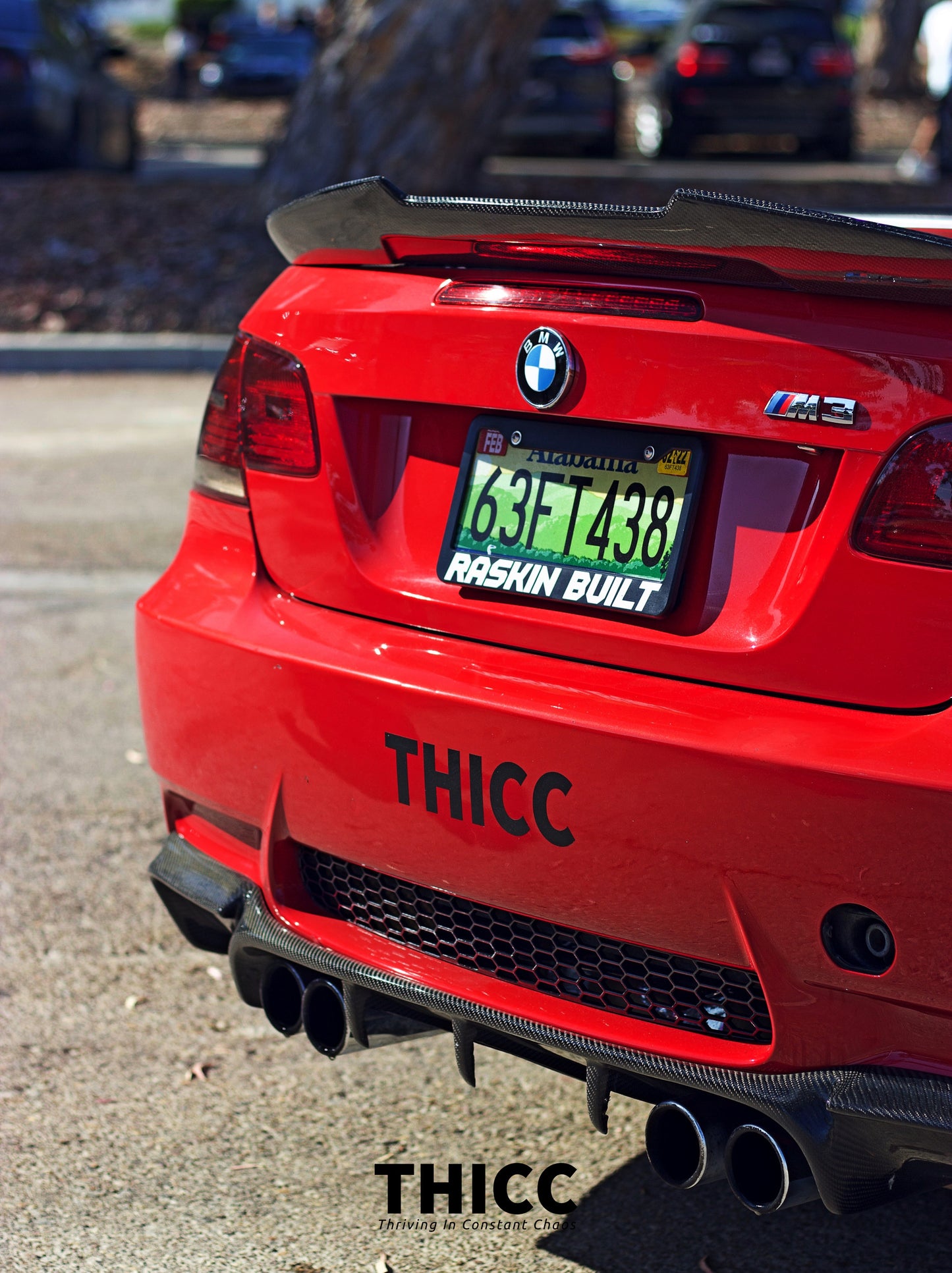 THICC official decal (BLACK)